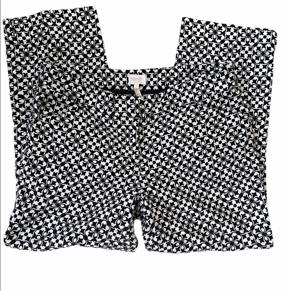 LAUNDRY CROP LENGTH PANTS BLACK FRIDSY $10
